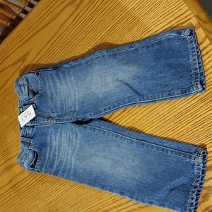 NWT Children's Place straight toddler's Jeans 2T Adjustable Denim